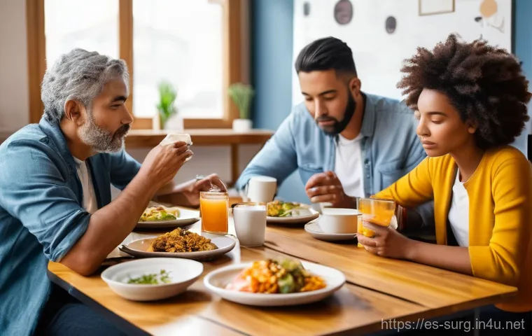 위암 진단 절차 - Prompt 1: The First Signs and Seeking Comfort**