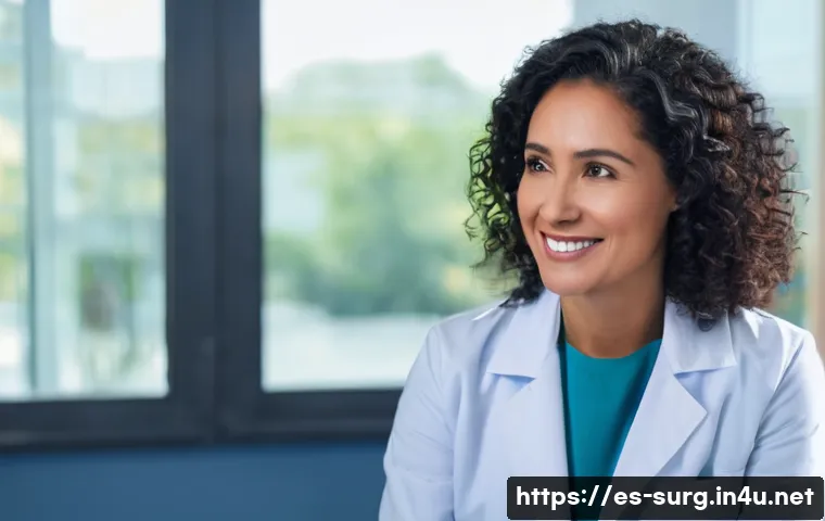 갑상선암 생존율 통계 - **Prompt:** A compassionate female doctor, of Latina descent, in her late 30s, wearing a clean white...